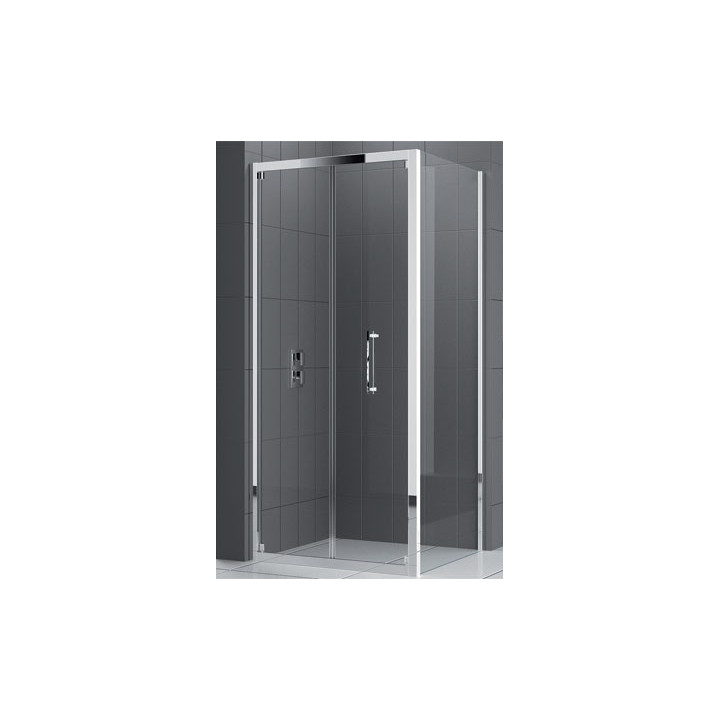 Drzwi prysznicowe Novellini Rose Rosse S 90-96 cm składane do ścianki lub wnęki- sanitbuy.pl