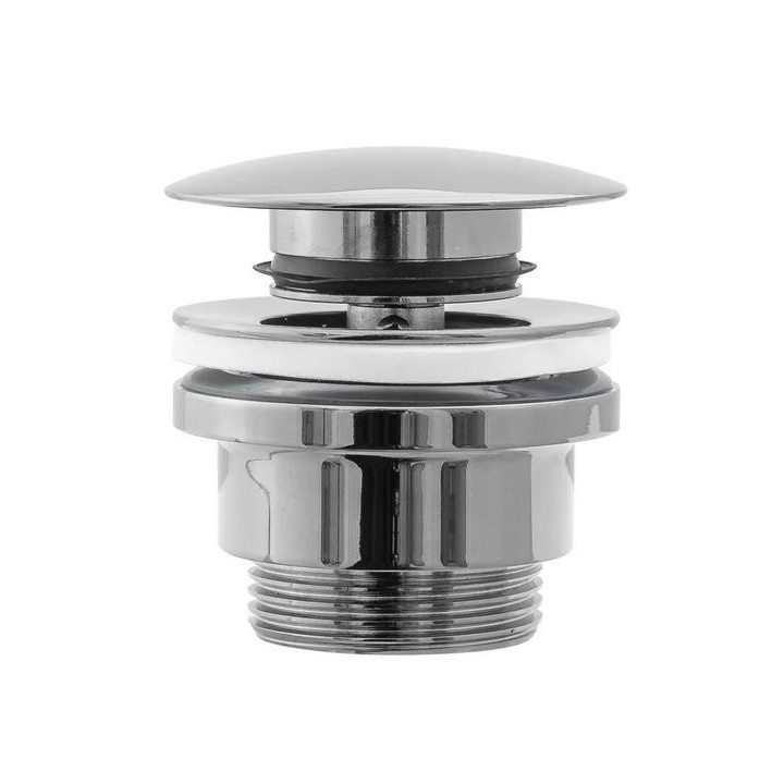 Korek umywalkowy klik-klak Rea uniwersalny - czarny mat