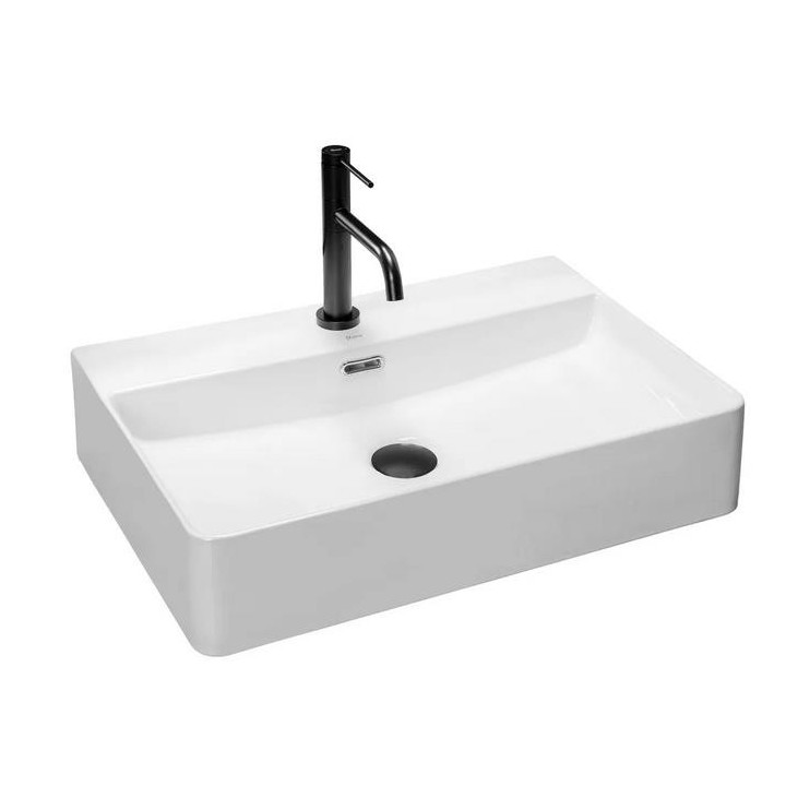 Umywalka REA Demi Slim, nablatowa 51x39x13,5 cm
