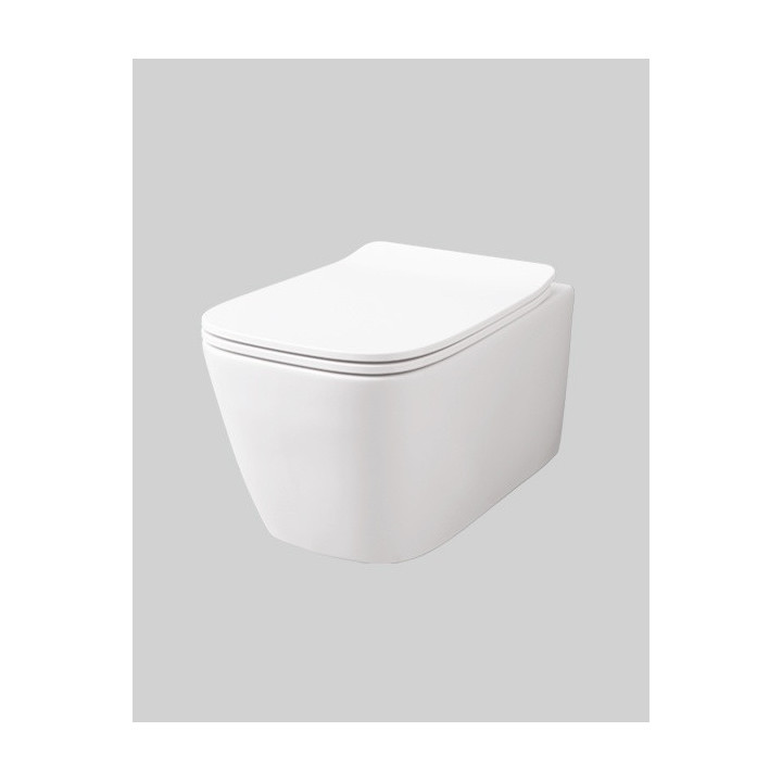 Miska wisząca Artceram A16, 52,5x36cm, bezrantowa, grey olive