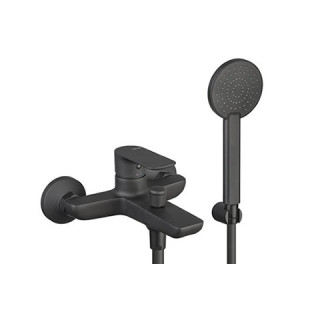 Bateria wannowa kompletna Vema Timea, natynkowa, 2 wyjścia wody, zestaw natryskowy, chrom