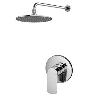 Zestaw natryskowy Vema Timea, podtynkowy, 1 wyjście wody, deszczownica 20cm, chrom