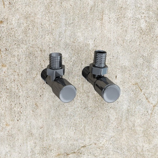 Komplet zaworów Imers kątowych w stylu modern - mosiądź- sanitbuy.pl