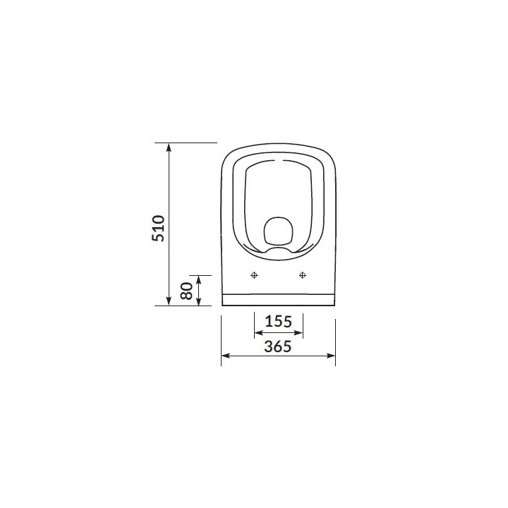 Miska zawieszana Cersanit City Square CleanOn z ukrytym montażem, bez deski - biała