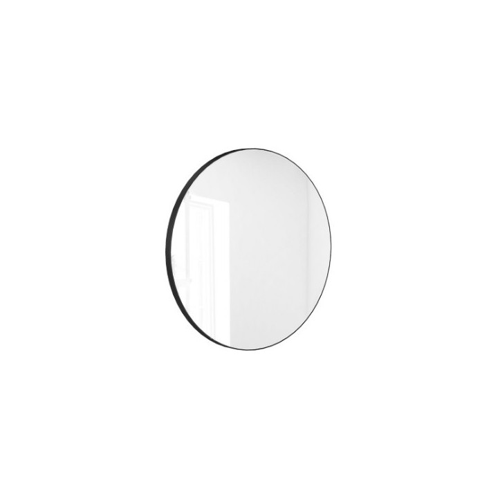 Lustro okrągłe Massi VALO Slim, 100 cm - czarne