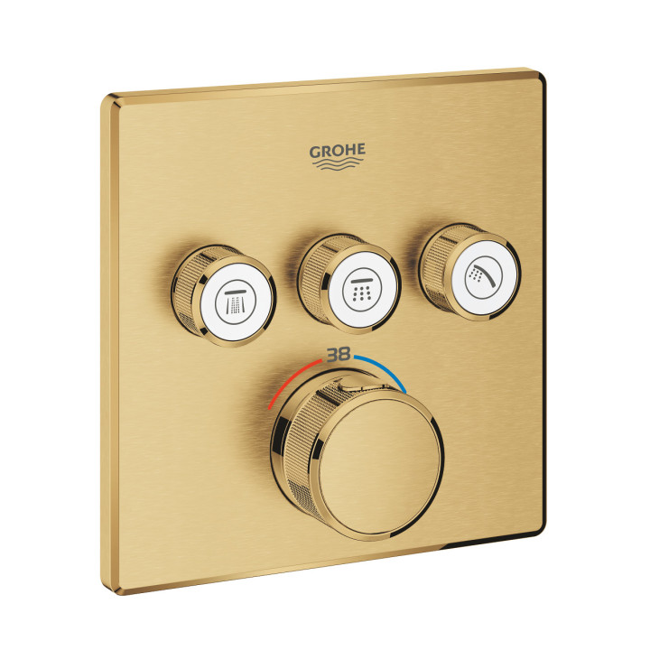 Bateria termostatyczna Grohe Grohtherm SmartControl 2-odbiorniki wody chrom - sanitbuy.pl