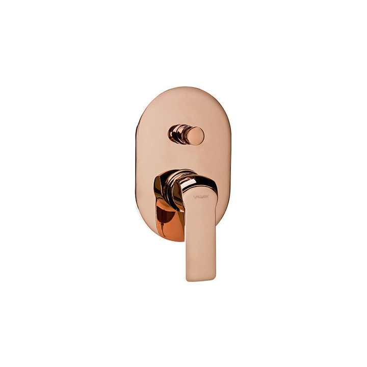 Bateria wannowo-natryskowa Valvex Aurora, podtynkowa, z przełącznikiem, chrom