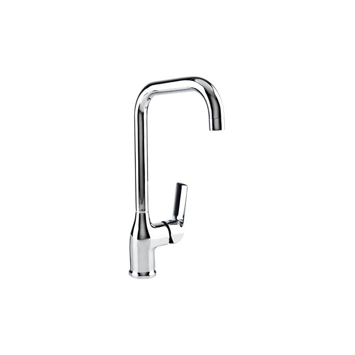 Bateria kuchenna Valvex Aurora, stojąca, wysokość 365mm, dźwignia z boku, chrom