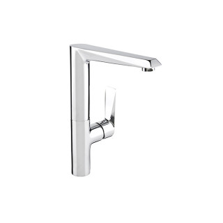 Bateria kuchenna Valvex Aurora, stojąca, wysokość 365mm, dźwignia z boku, chrom