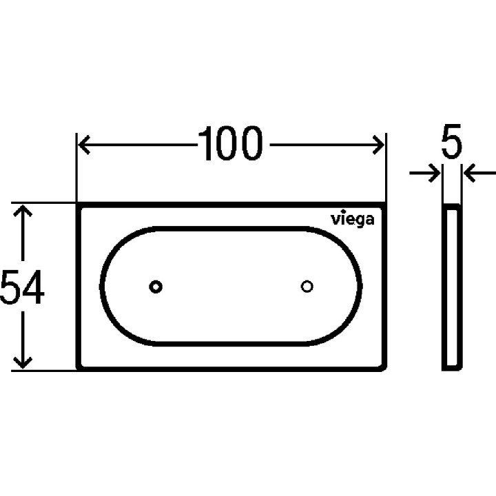 Płyta uruchamiająca zdalne spłukiwanie Viega Visign for Style 23, elektroniczna, biały alpejski