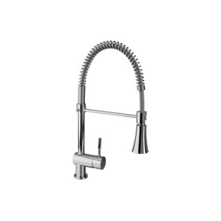 Bateria kuchenna Valvex Vegane, stojąca, wyciągana i obracana wylewka, chrom