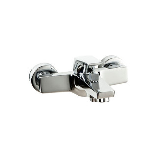 Bateria wannowa Valvex Tube, natynkowa, wylewka 165mm, 2 wyjścia wody, chrom