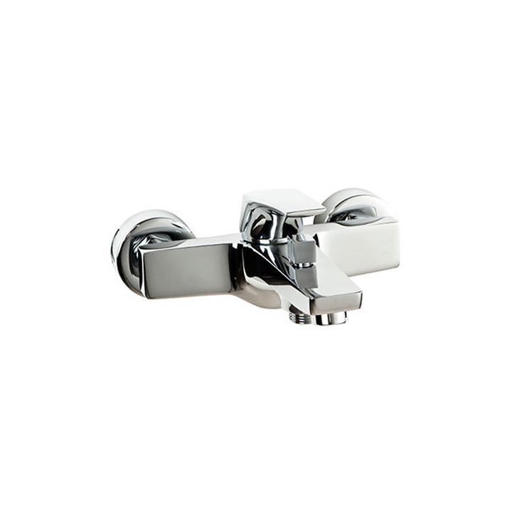 Bateria wannowa Valvex Tube, natynkowa, wylewka 165mm, 2 wyjścia wody, chrom