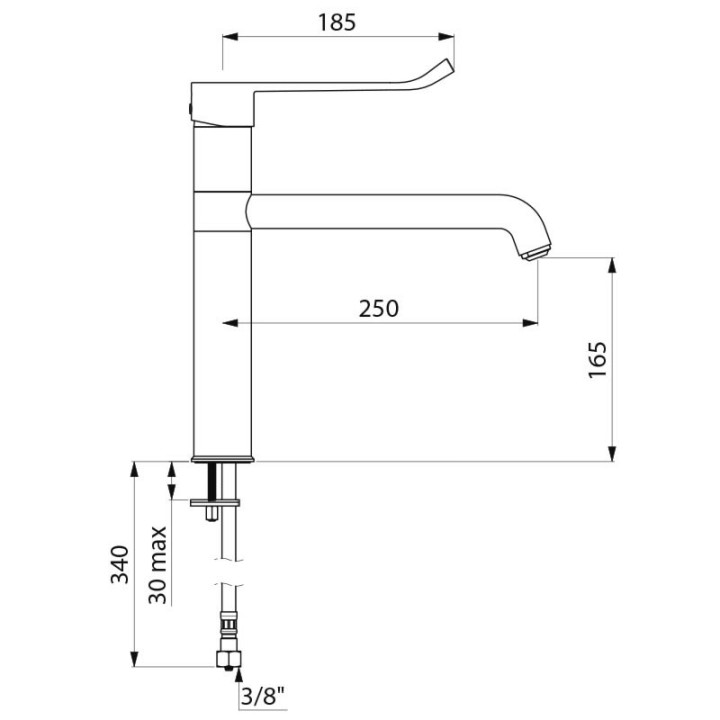 Bateria umywalkowa Delabie