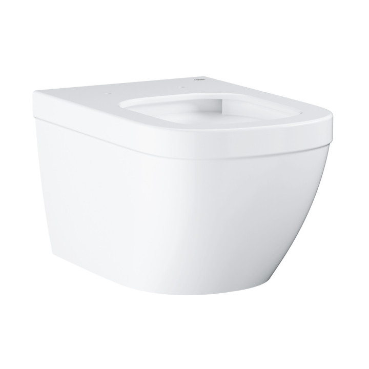 Miska wisząca WC Grohe Euro Ceramic, 54x37,4cm, bez kołnierza, biel alpejska