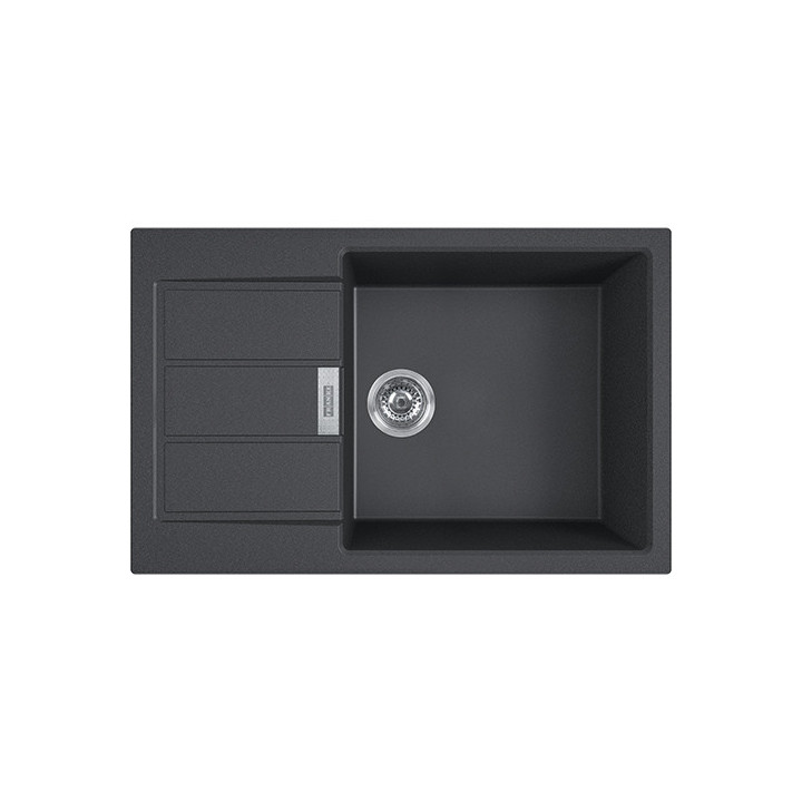 Zlewozmywak Franke Sirius 2.0 SD2 611-78 XL Tectonite, wbudowywany, 78x50cm, kolor Onyx