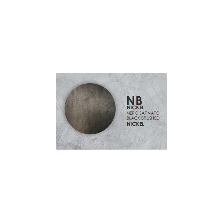 Bateria umywalkowa stojąca niska, bez korka, Eurorama Eletta Chester - black brushed nickel