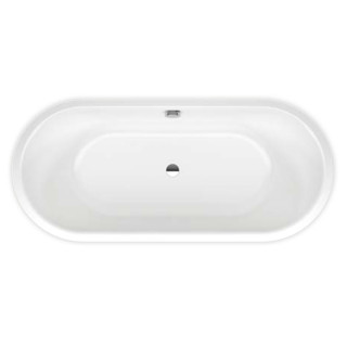 Wanna wolnostojąca Kaldewai Meisterstück Classic Duo Oval, 170x75cm, zestaw odpływowo-przelewowy, powierzchnia uszlachetniona, b