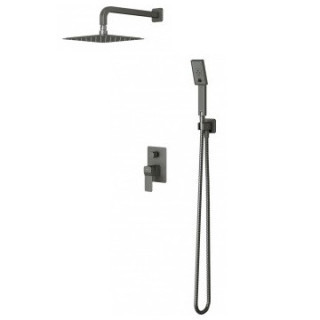 System prysznicowy, podtynkowy, Omnires Slide - grafit