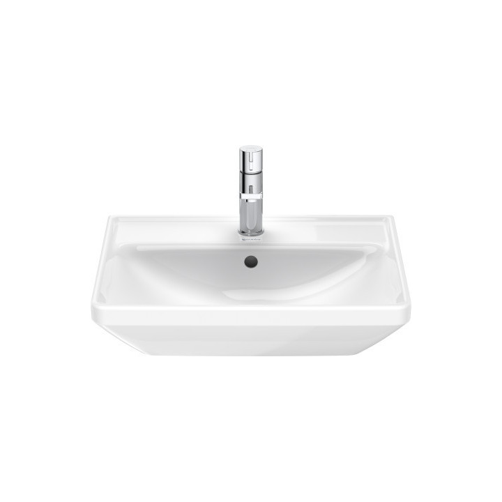 Umywalka wisząca/meblowa Duravit D-Neo, 100,5x48cm, z przelewem, otwór na baterię, biała