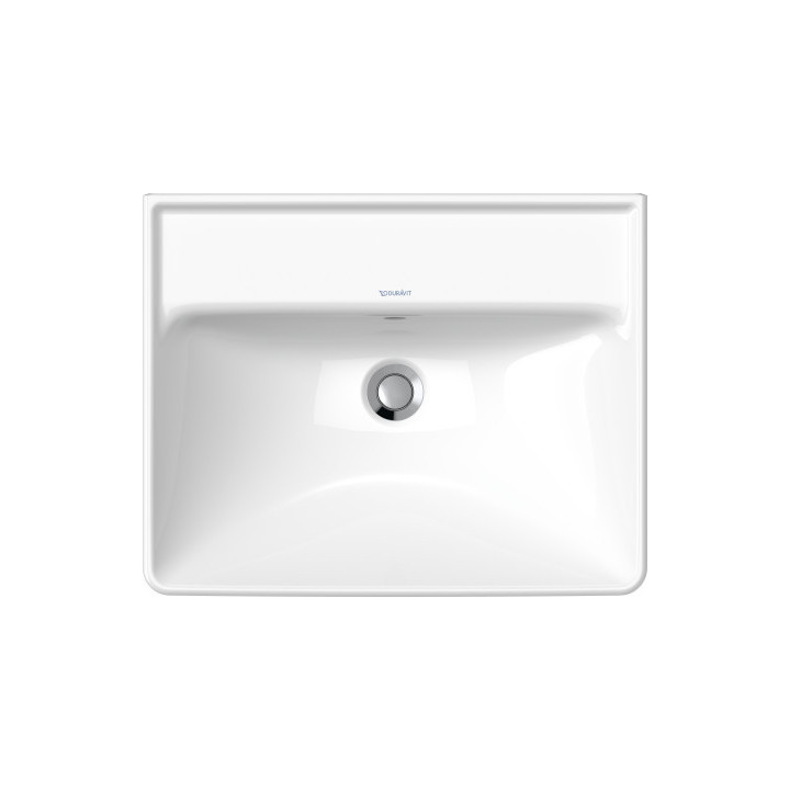 Umywalka wisząca Duravit D-Neo, 55x44cm, z przelewem, otwór na baterię, biała