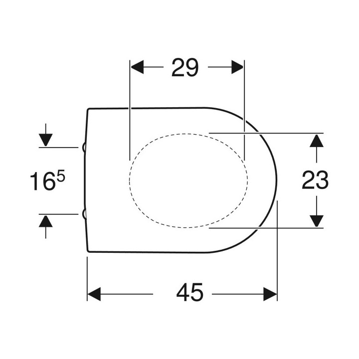 Deska sedesowa Generit Icon, wolnoopadająca, szybkie wypinanie, biała