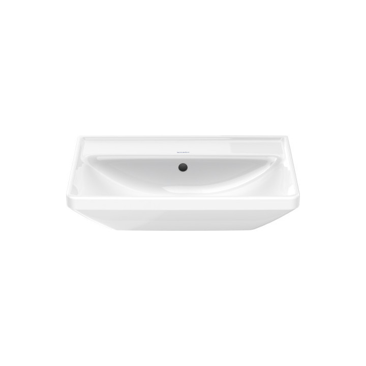 Umywalka wisząca Duravit D-Neo, 60x44cm, z przelewem, otwór na baterię, biała