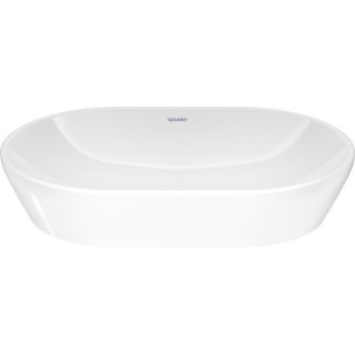 Umywalka stawiana na blat Duravit D-Neo, 40cm, okrągła, bez przelewu, bez otworu na baterię, biała