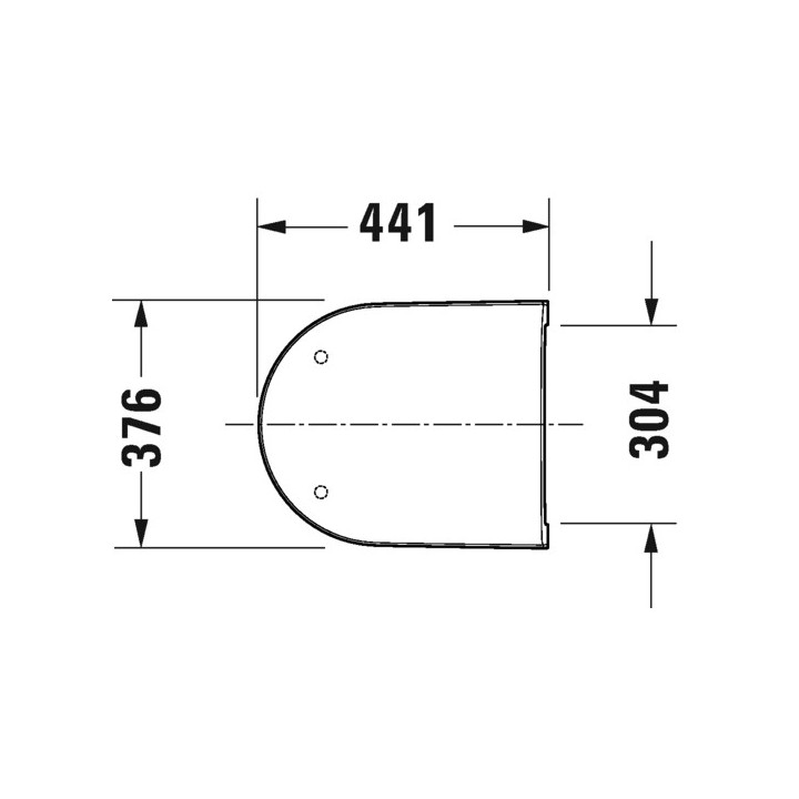 Deska sedesowa Duravit D-Neo, zawiasy stalowe, biała
