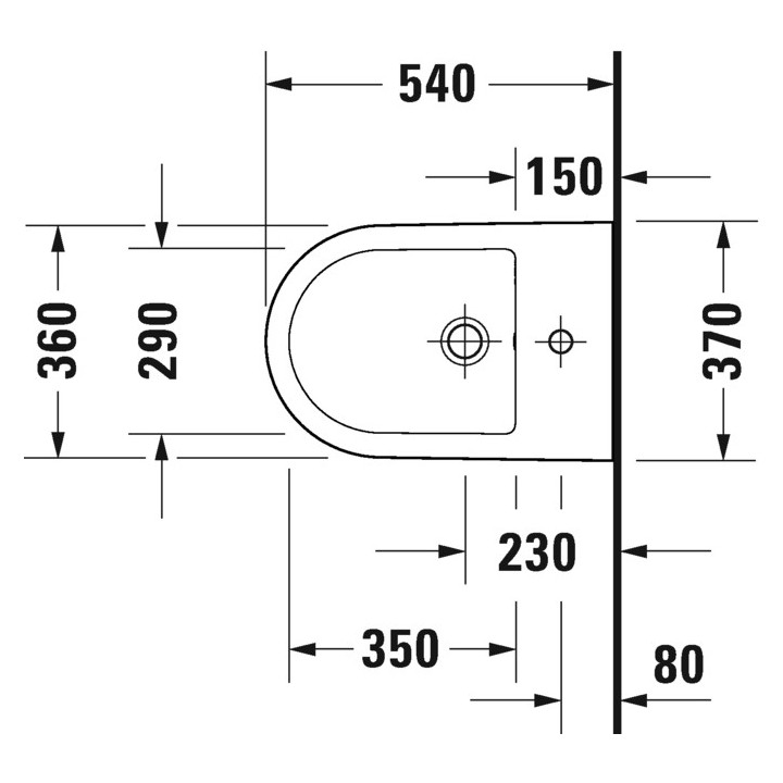 Miska toaletowa wisząca Duravit D-Neo Rimless, 54x37cm, bez rantu spłukującego, mocowanie Durafix, 4,5 l, UWL klasa 1, biała