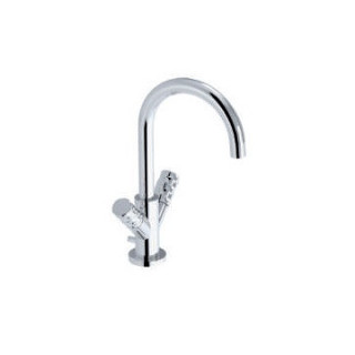 Bateria umywalkowa jednootworowa, z korkiem pop-up, Eurorama Eletta Chester - matt black