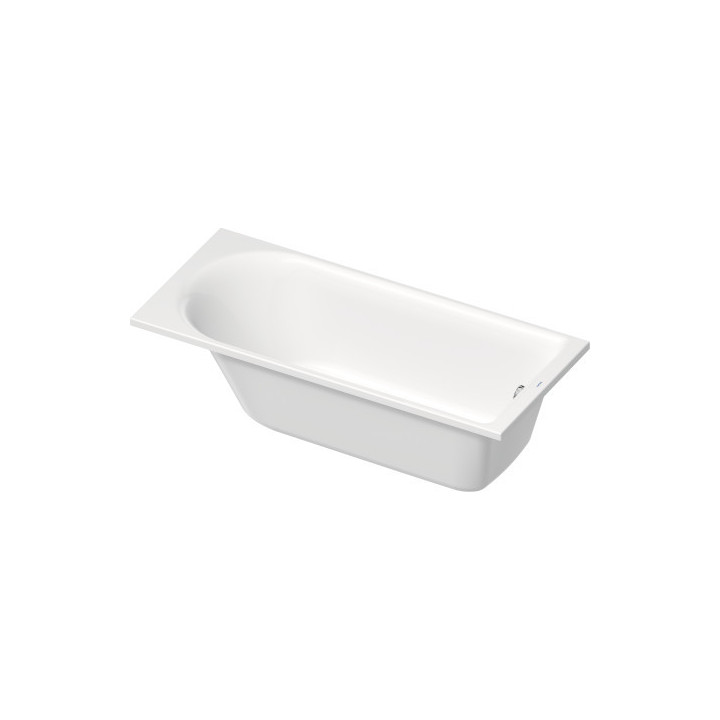 Wanna prostokątna Duravit D-Neo, 170x70cm, akrylowa, 1 oparcie ukośnie, biała
