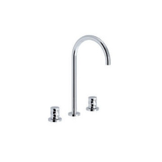 Bateria umywalkowa trzyotworowa, z korkiem click-clack, Eurorama Eletta Chester - matt brushed bronze