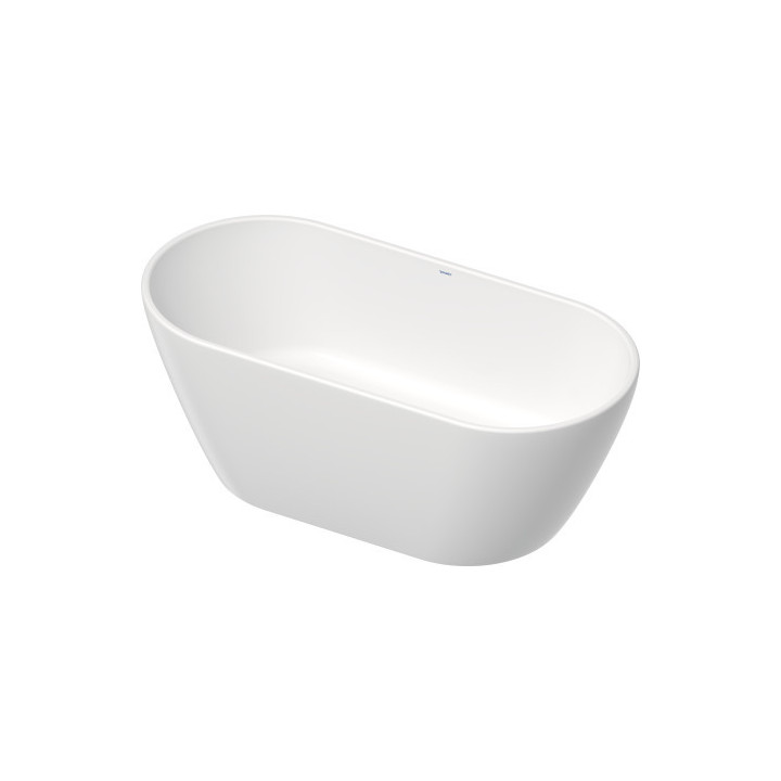 Wanna wolnostojąca Duravit D-Neo, 160x75cm, bezszwowa obudowa, DuraSolid, biała