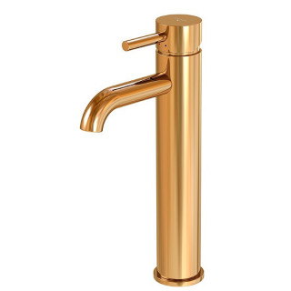 Bateria umywalkowa Steinberg Seria 100, stojąca, wysokość 307mm, bez korka, rose gold