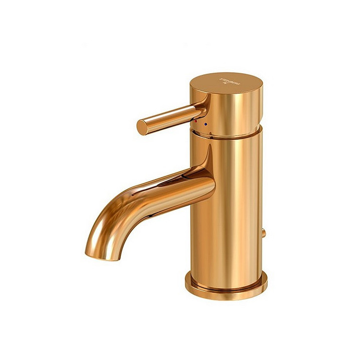 Bateria umywalkowa Steinberg Seria 100, stojąca, wysokość 307mm, bez korka, rose gold