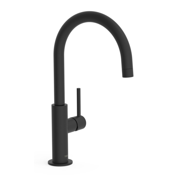 Bateria umywalkowa  Study - Tres, wys. 27,5 cm z obrotową wylewką - sanitbuy.pl