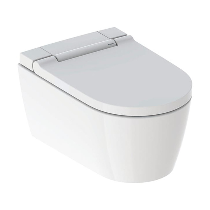 Miska WC z funkcją higieny intymnej Geberit AquaClean Sela, wisząca, biała/chrom