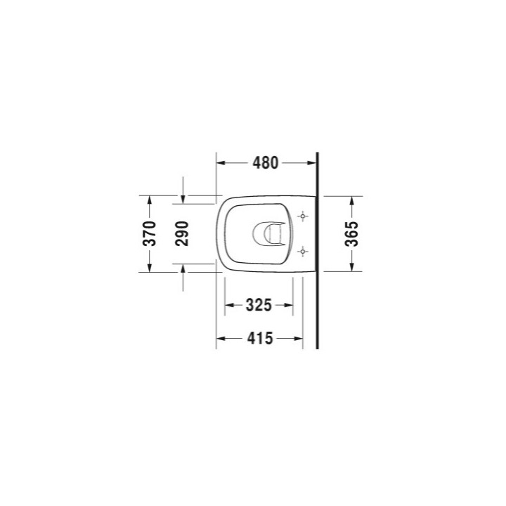 Miska toaletowa wisząca Compact Duravit Rimless DuraStyle - biała