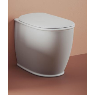 Miska stojąca Artceram Atelier, 37x52cm, bezrantowa, biały mat