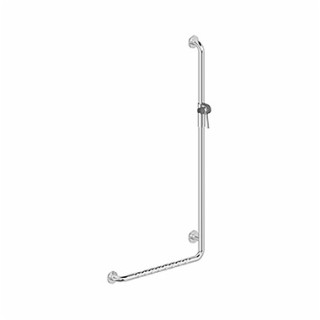 Poręcz prysznicowa Koło Lehnen Funktion, 60x120cm, prawa, gładkie ramię pionowe, powierzchnia gładka