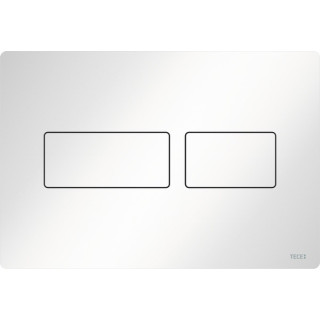 Przycisk spłukujący TECEsolid, spłukiwania dwoma ilościomi wody, 220x150mm, metalowy, biały