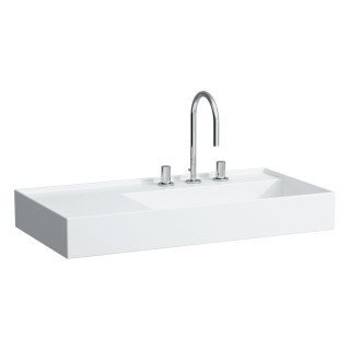 Umywalka ścienna 900 x 460 mm SaphirKeramik bez otworu laufen Kartell- sanitbuy.pl