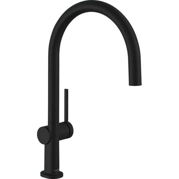 Bateria kuchenna Hansgrohe Talis M54 220 1jet, stojąca, obracana wylewka, czarny mat