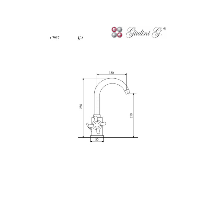 Bateria umywalkowa Giulini G. G5- sanitbuy.pl
