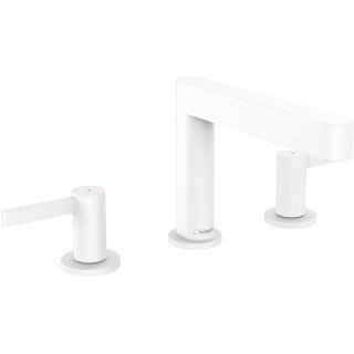 Bateria umywalkowa 3-otworowa Hansgrohe Finoris, stojąca, wysokość 187mm, komplet odpływowy push-open, chrom