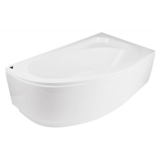 Obudowa wanny asymetrycznej Besco Cornea, 140x80cm, prawa, biała