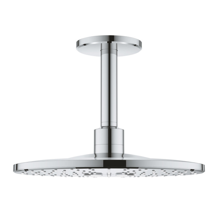 Deszczownica Grohe Rainshower Smartactive 310, ramię sufitowe 142mm, 2 strumienie, cool sunrise