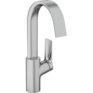 Bateria umywalkowa Hansgrohe Vivenis, stojąca, jednouchwytowa, wysokość 300mm, obracana wylewka, komplet odpływowy, chrom