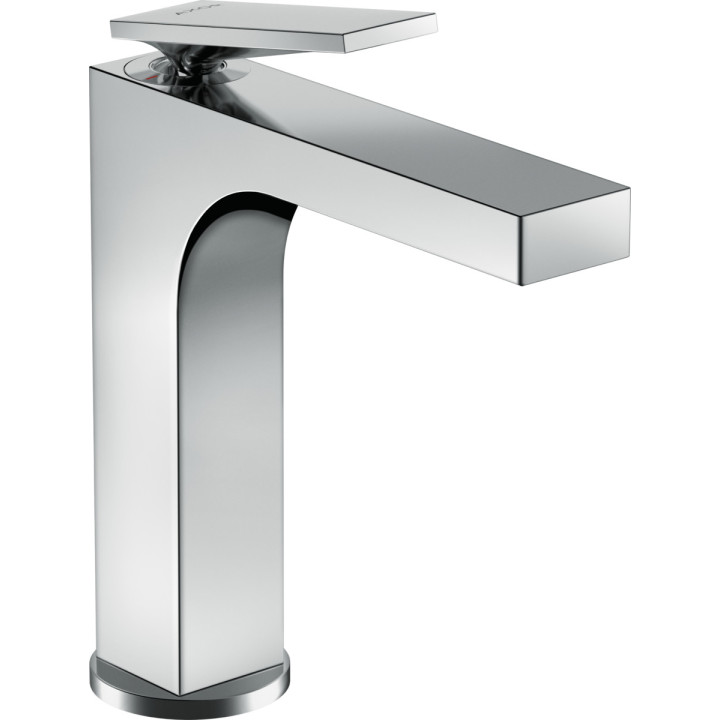 Bateria umywalkowa Axor Citterio, stojąca, wysokość 210mm, uchwyt dźwigniowy, komplet odpływowy push-open, chrom